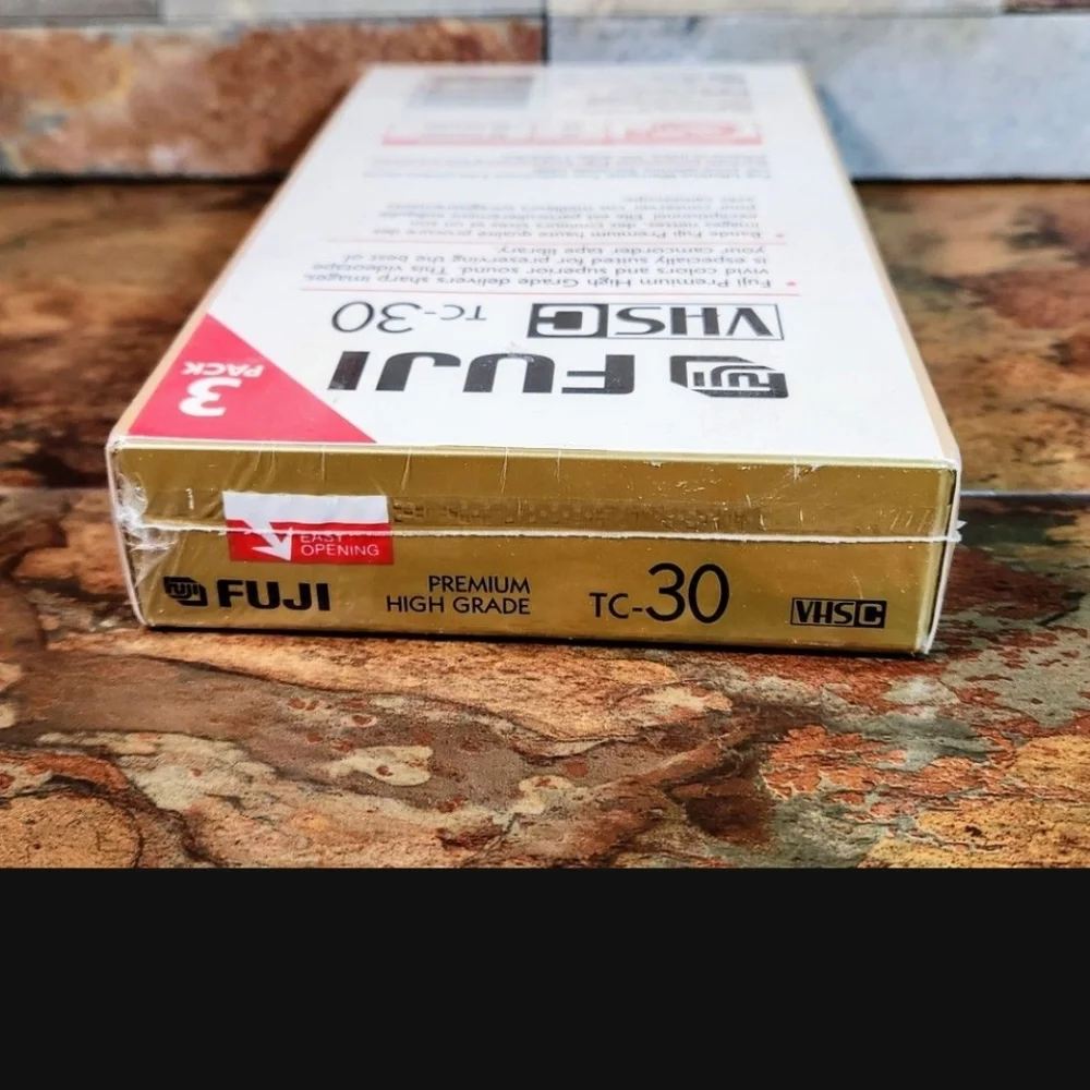 Fuji Pro VHS-C / TC-30 @Premium High Grade For VHS-C Camcorder.